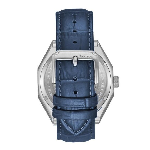 NWT Authentic Heritor Antoni Automatic Blue Dial Men's Watch - Picture 2 of 3